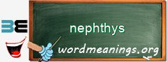 WordMeaning blackboard for nephthys